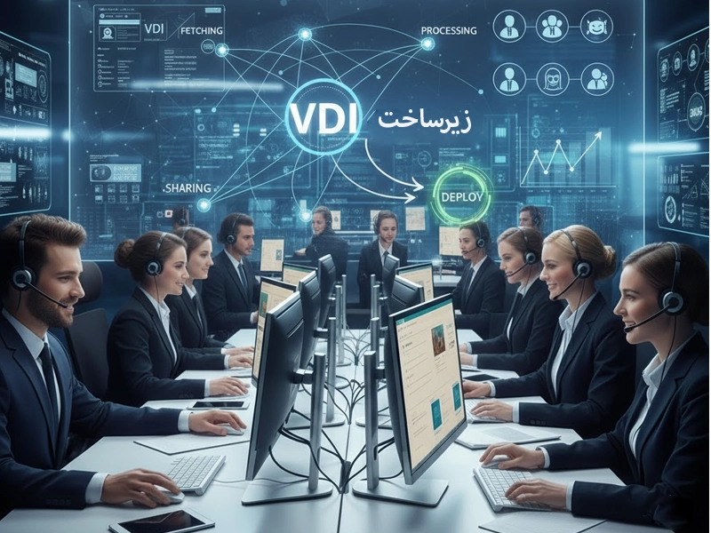 زیرساخت VDI برای مراکز تماس